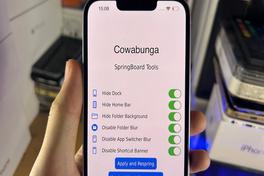 Cowabunga on iOS