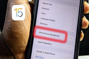 device management on iOS