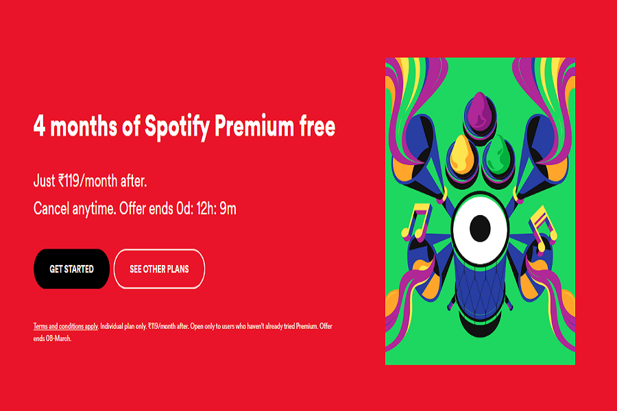 Get 4 Months Of Spotify Premium Free