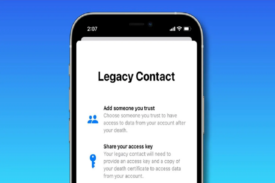 Legacy Contact on iPhone