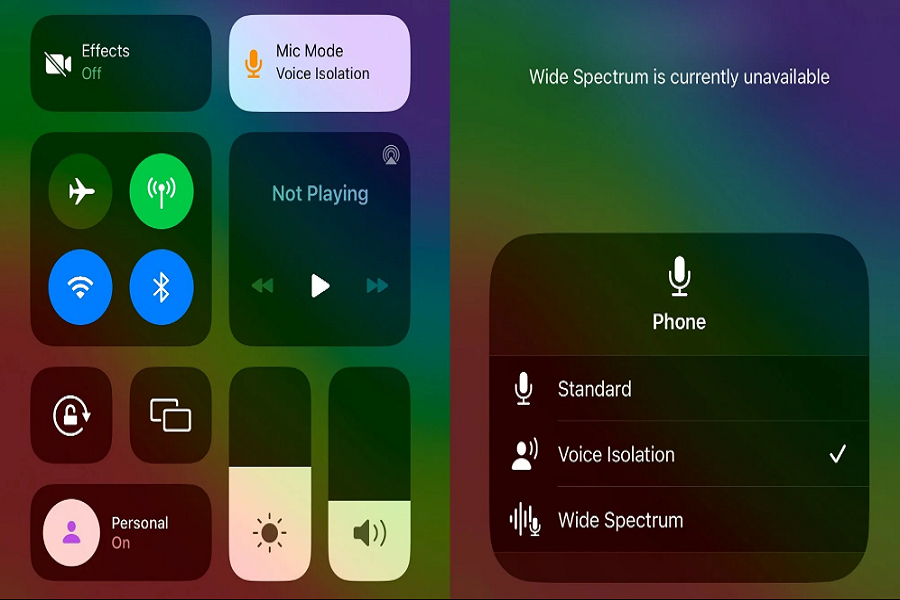 iOS 16.4 Voice Isolation Setting