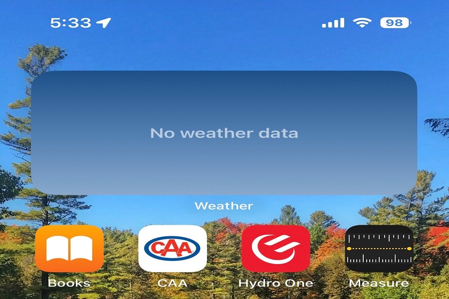 iOS 16.4 Weather App Not Working