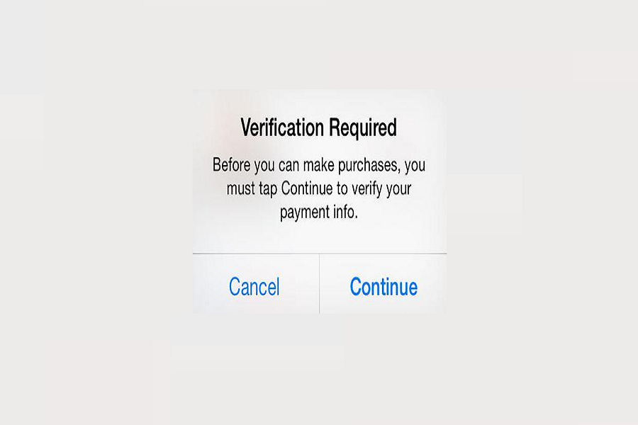 App Store Verification Required