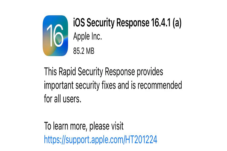 Is the iOS security response legit