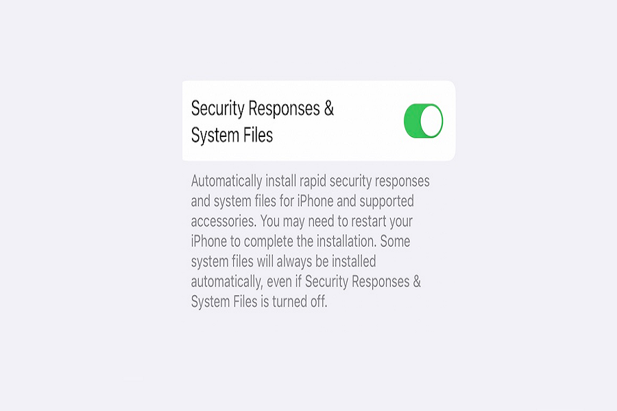 What is iPhone’s rapid security response