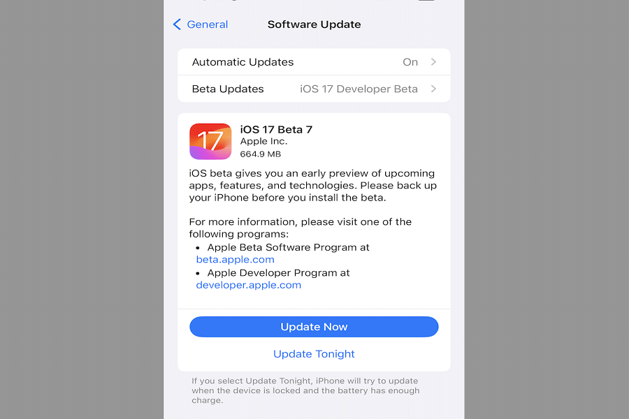 IOS 17 Beta 7 Features