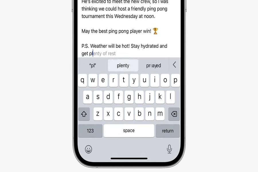 Use Predictive Text in iOS 17