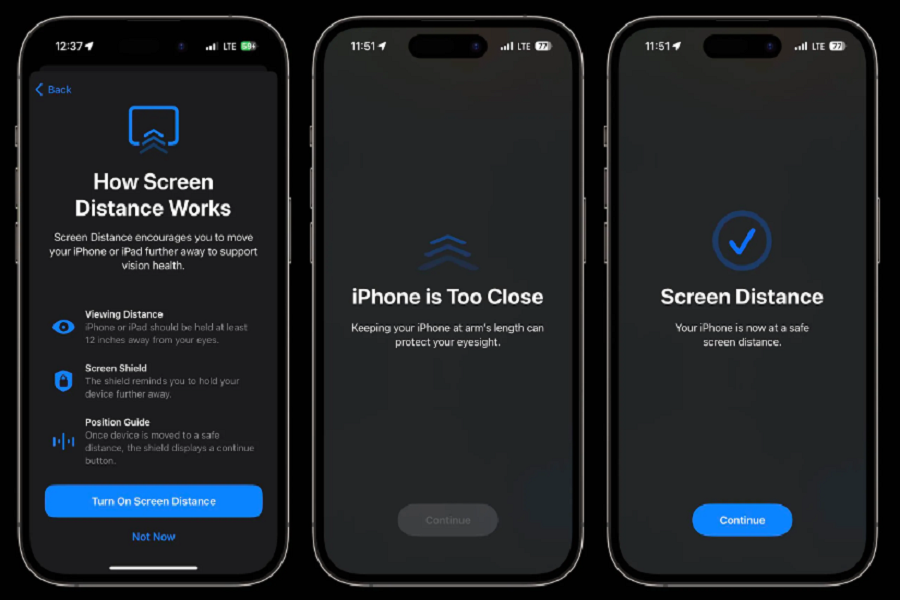 iOS 17 Screen Distance Not Working