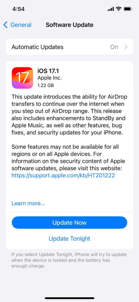 How to Download iOS 17.1 Update?