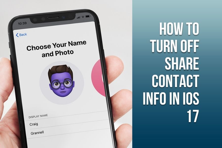 Off Share Contact Info in iOS 17