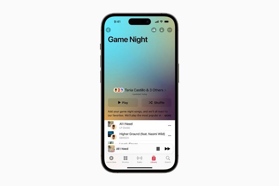 collaborative playlists on apple music