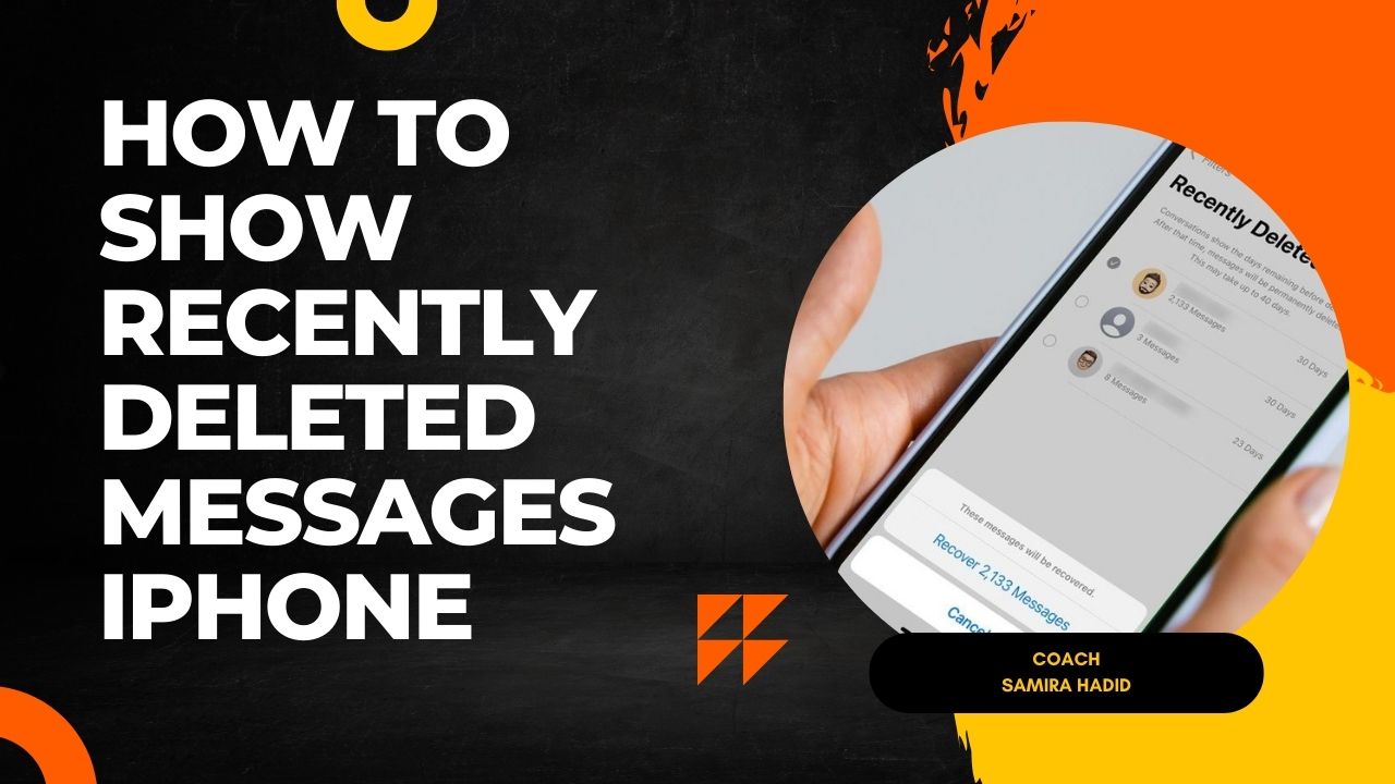How To Show Recently Deleted Messages iPhone