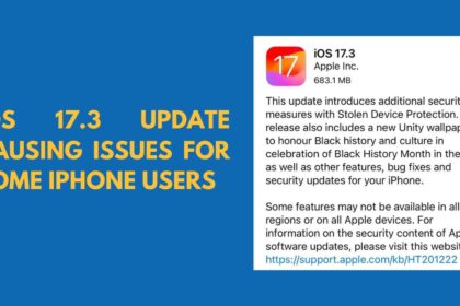 IOS 17.3 Update Causing Issues for Some iPhone Users