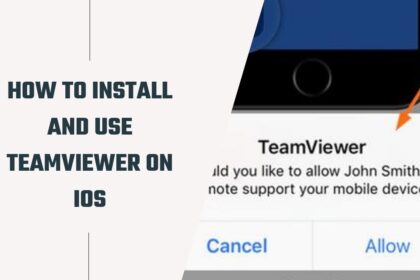 How to Install and Use TeamViewer on iOS