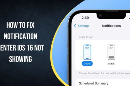 How to Fix Notification Center iOS 16 Not Showing