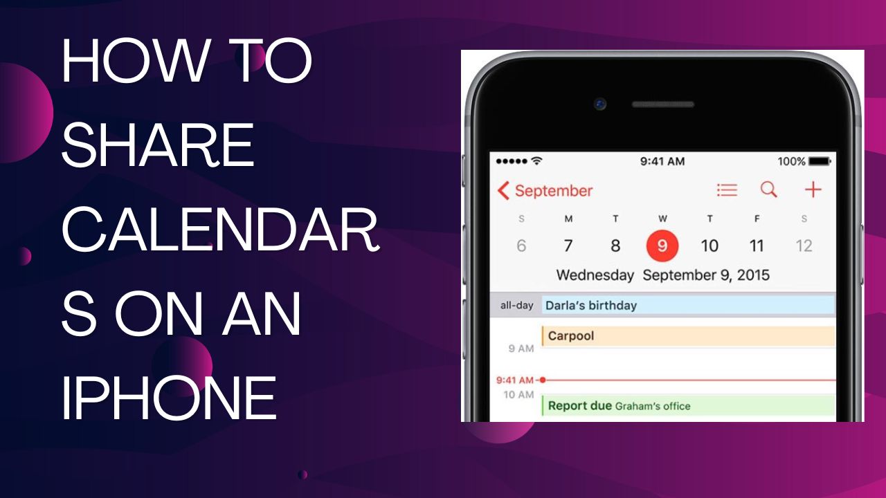 How to Share Calendars on an iPhone