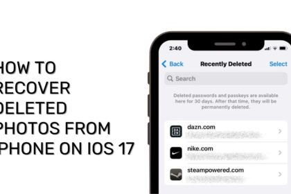 Recover Deleted Photos from iPhone on iOS 17