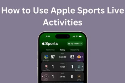 Apple Sports Live Activities