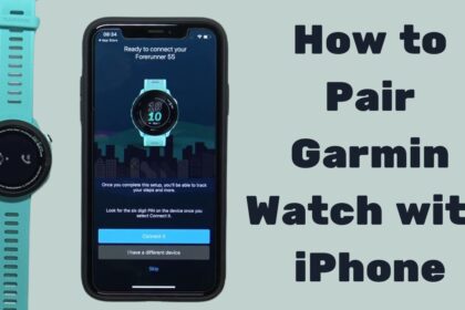 How to Pair Garmin Watch with iPhone