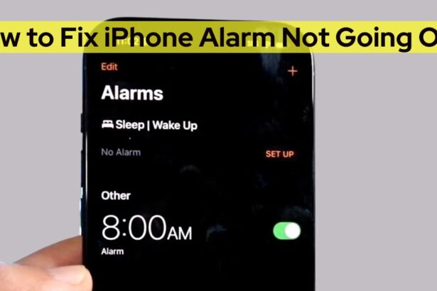 iPhone Alarm Not Going Off