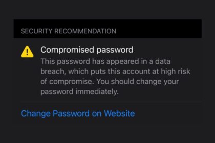 iPhone Passwords Compromised