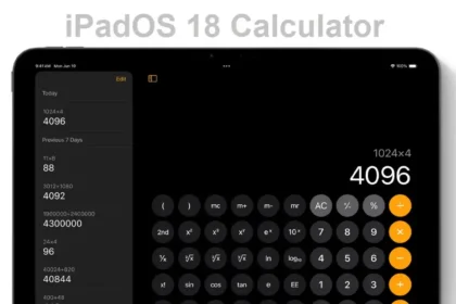 iPadOS 18 Calculator