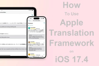 Apple Translation Framework on iOS 17.4