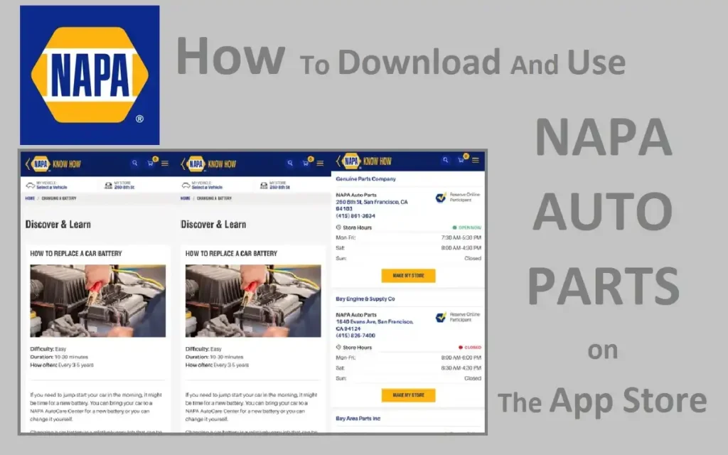 NAPA AUTO PARTS app