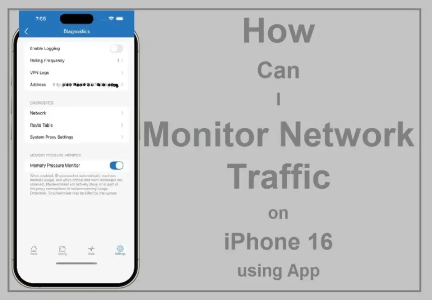 Monitor Network Traffic on iPhone