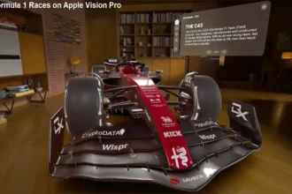 Formula 1 Races on Apple Vision Pro