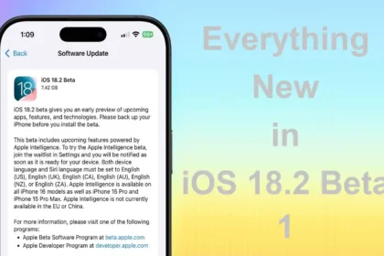 iOS 18.2 Beta 1