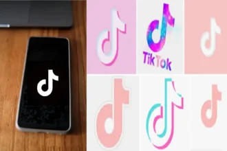 Pink Tik Tok Logo ios iPhone