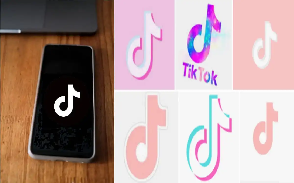 Pink Tik Tok Logo ios iPhone