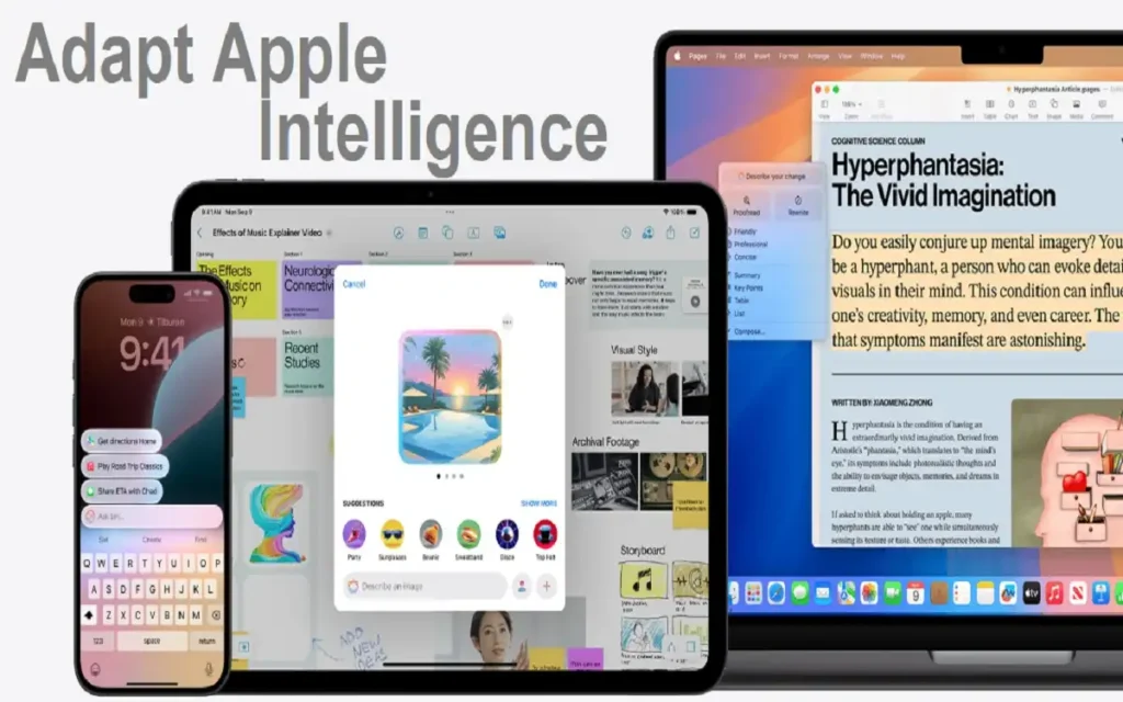 Adapt Apple Intelligence