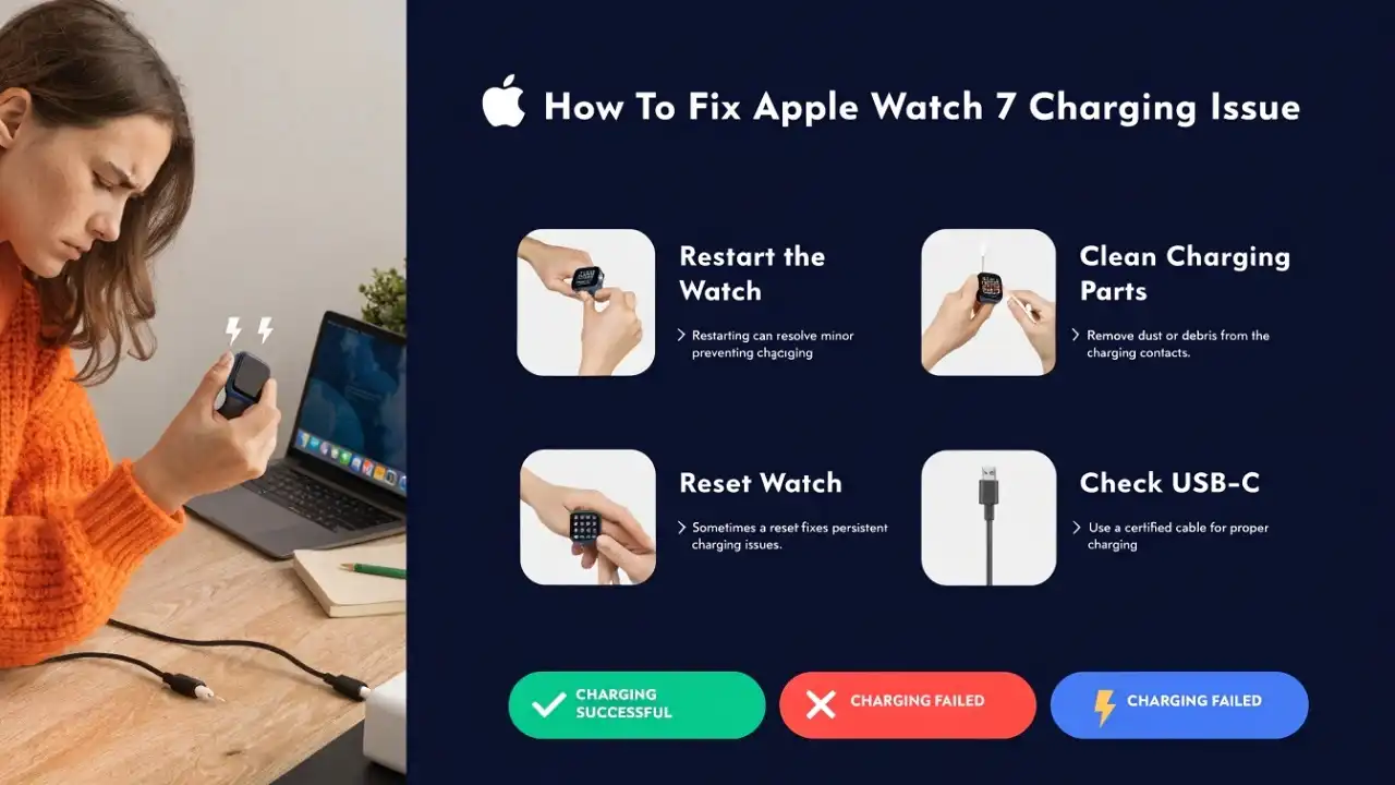 How To Fix Apple Watch 7 Charging Issue