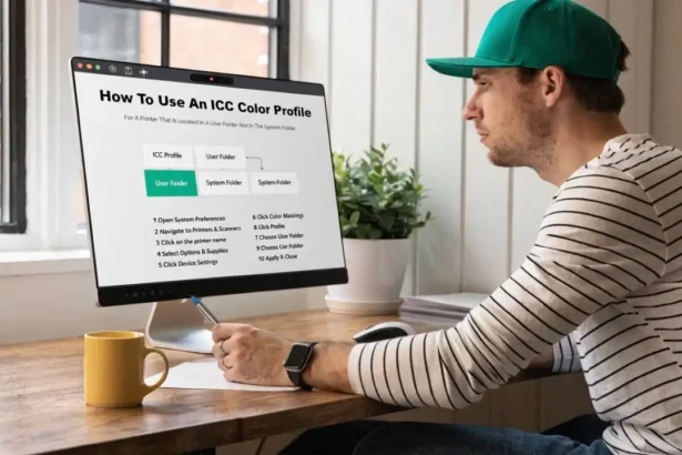 How To Use An ICC Color Profile For A Printer That Is Located In A User Folder Not In System Folder