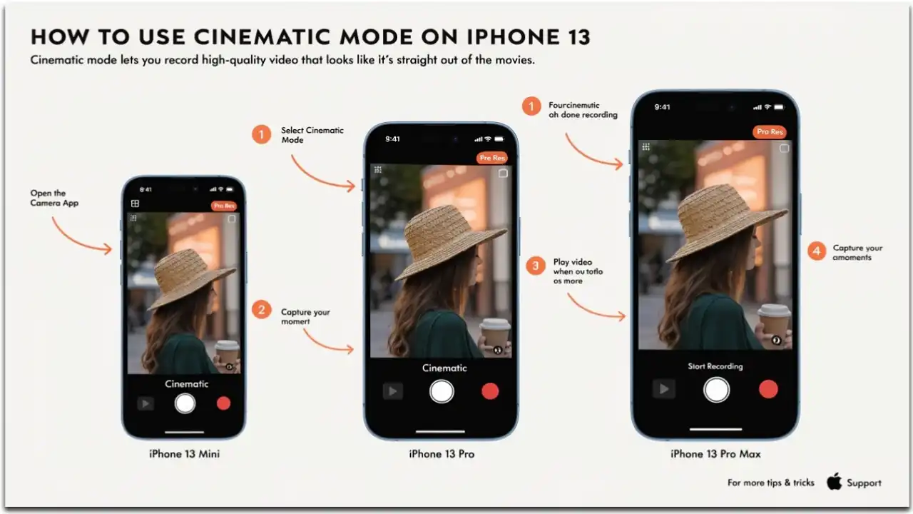 How To Use Cinematic Mode on iPhone 13 (Mini, Pro, or Pro Max)