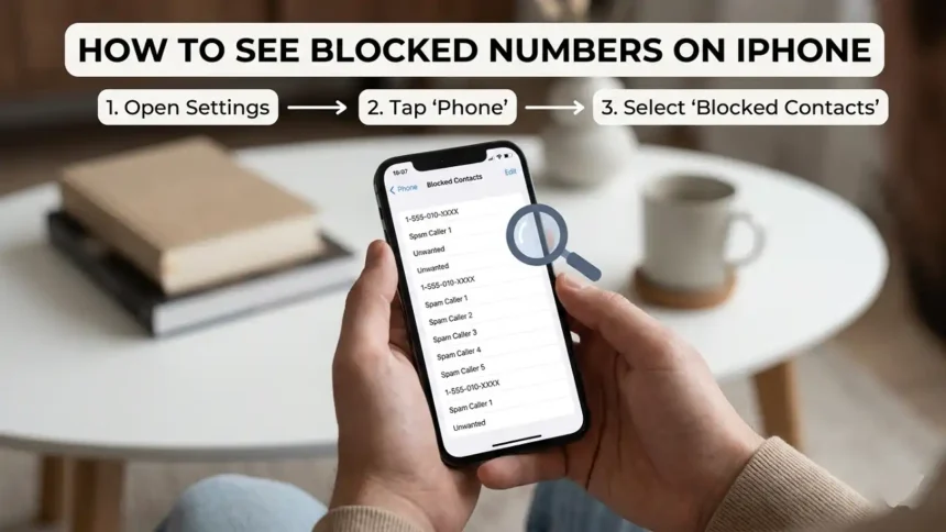 How to See Blocked Numbers on iPhone