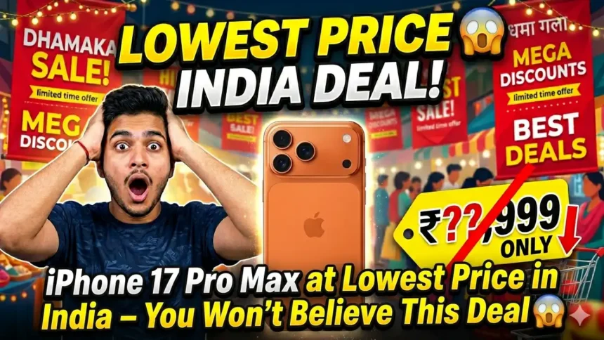 iPhone 17 Pro Max at Lowest Price in India – You Won’t Believe This Deal 😱