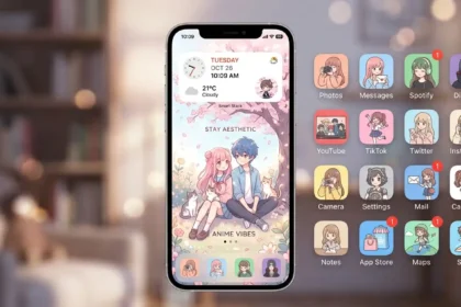 Best Aesthetic Anime Icons For iPhone in iOS 14