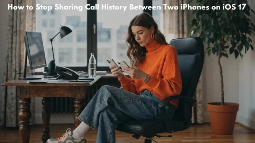 How to Stop Sharing Call History Between Two iPhones on iOS 17