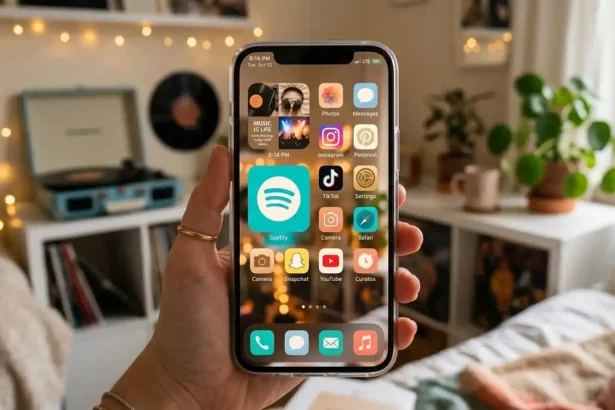 Spotify Icon Aesthetic For iPhone on iOS 14