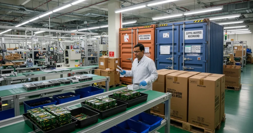 Apple's India vendors export $2.5 billion components to China