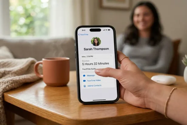 how to see how long you ve been on facetime