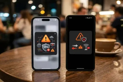 iphone android vpn usage warning​