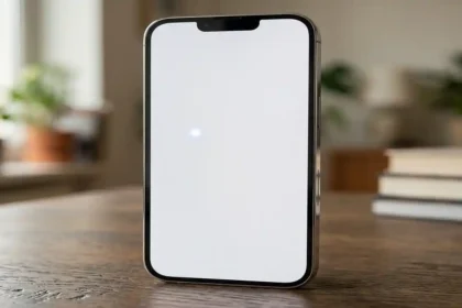 iphone white spot on screen​