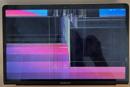 mac screen purple lines​
