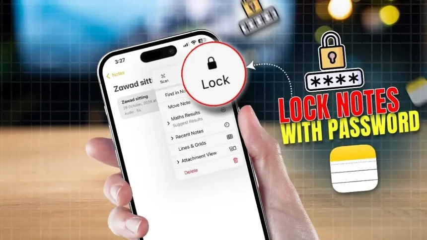 How to Lock Notes on iPhone