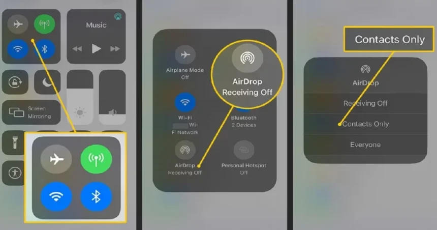AirDrop not working when set to 'Contacts Only'