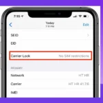 How do I identify the carrier for a SIM-locked iPhone 16?
